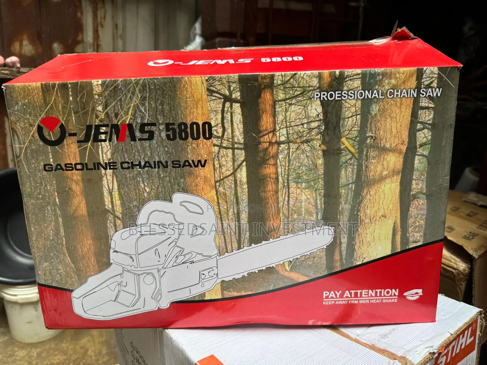Ojenns Original Chainsaw Petrol Ms-5800 20”