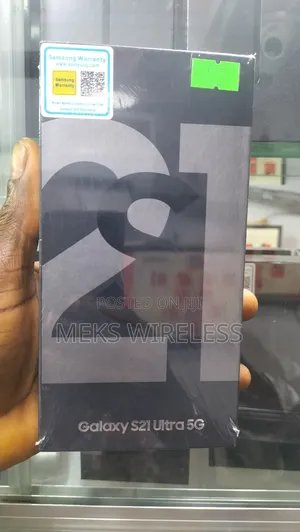 New Samsung Galaxy S21 Ultra 5G 512 GB Black