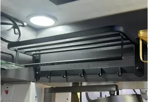 Strong Matte Black Towel Rack