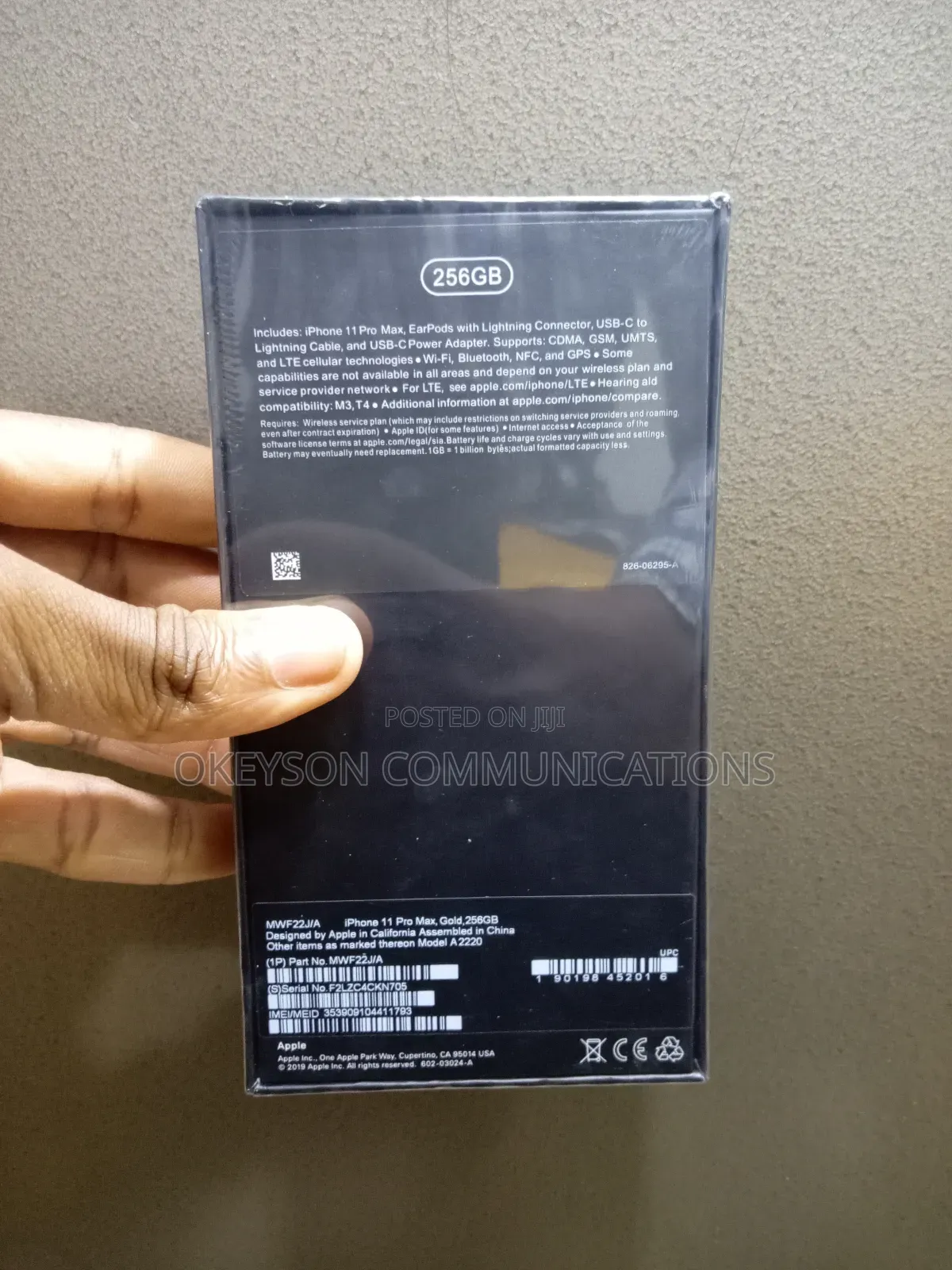 New Apple iPhone 11 Pro Max 256 GB Gold