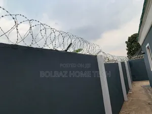 Galvanized Razor Wire; For Security Fence-Wire