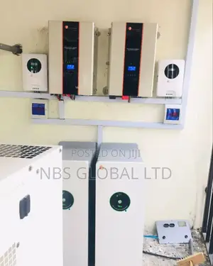 Complete Setup 30kwh Lithium Batteries With 20kva Inverter