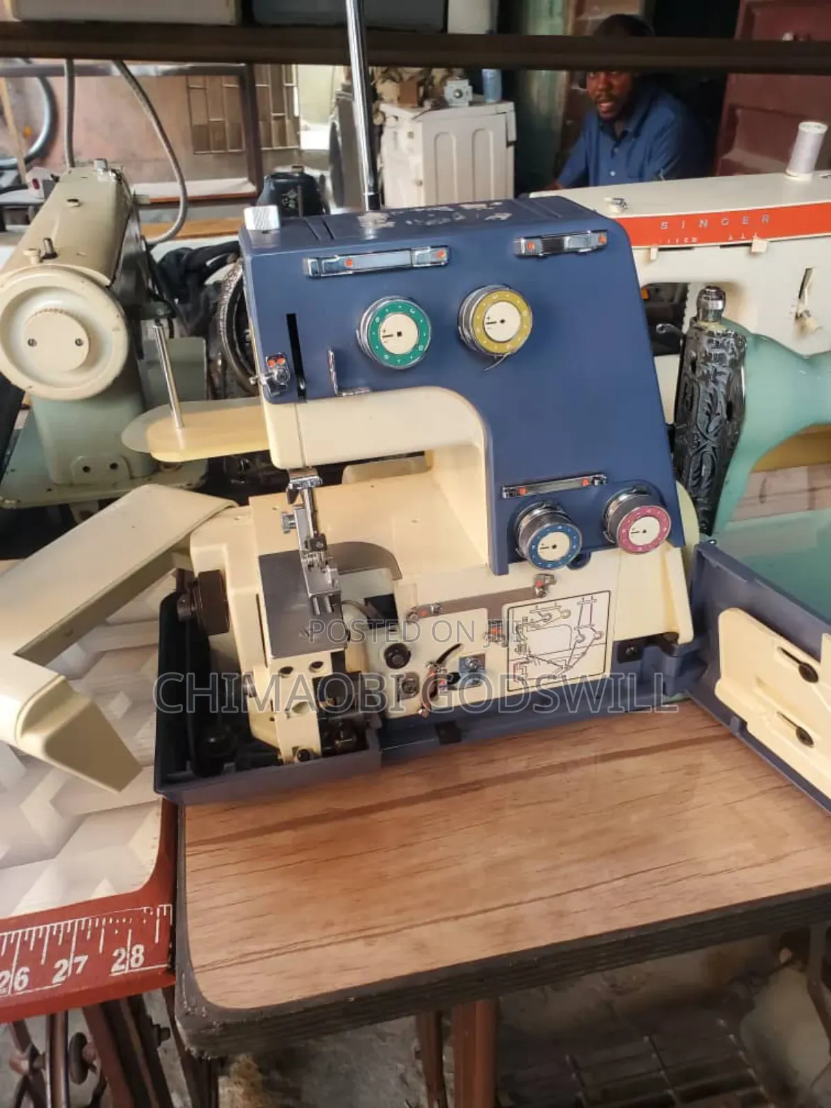 Electric Four Thread Weaving Machine