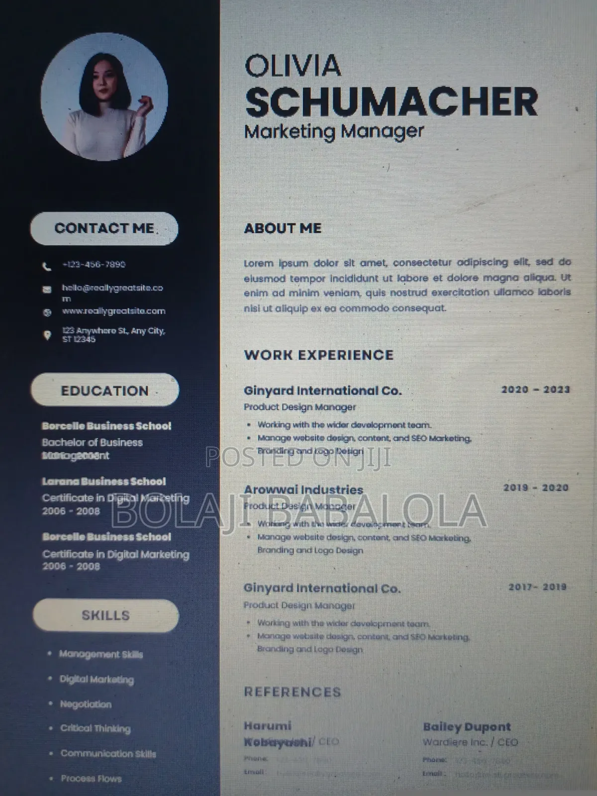 Cv Writing Services Local International