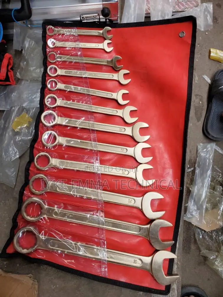 Non Spark / Brass Combination Spanner Set 8 - 32mm