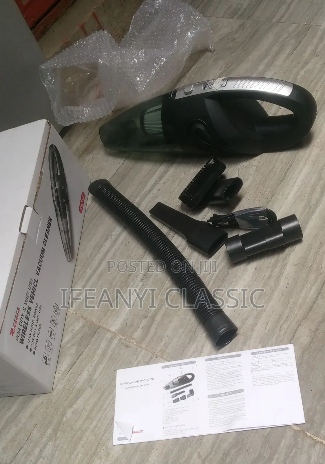 Portable Rechargeable Vacuum Cleaner