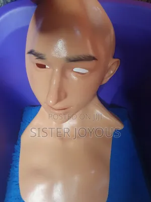 Perfect For Theme Park Performers: Male Silicone Face Mask