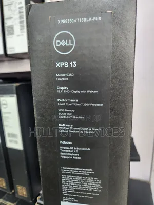 New Laptop Dell XPS 13 9350 16GB Intel Core Ultra 7 SSD 512GB
