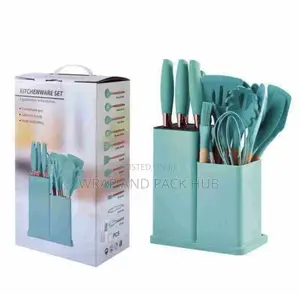 Silicone Spoon Set With Chopping Board