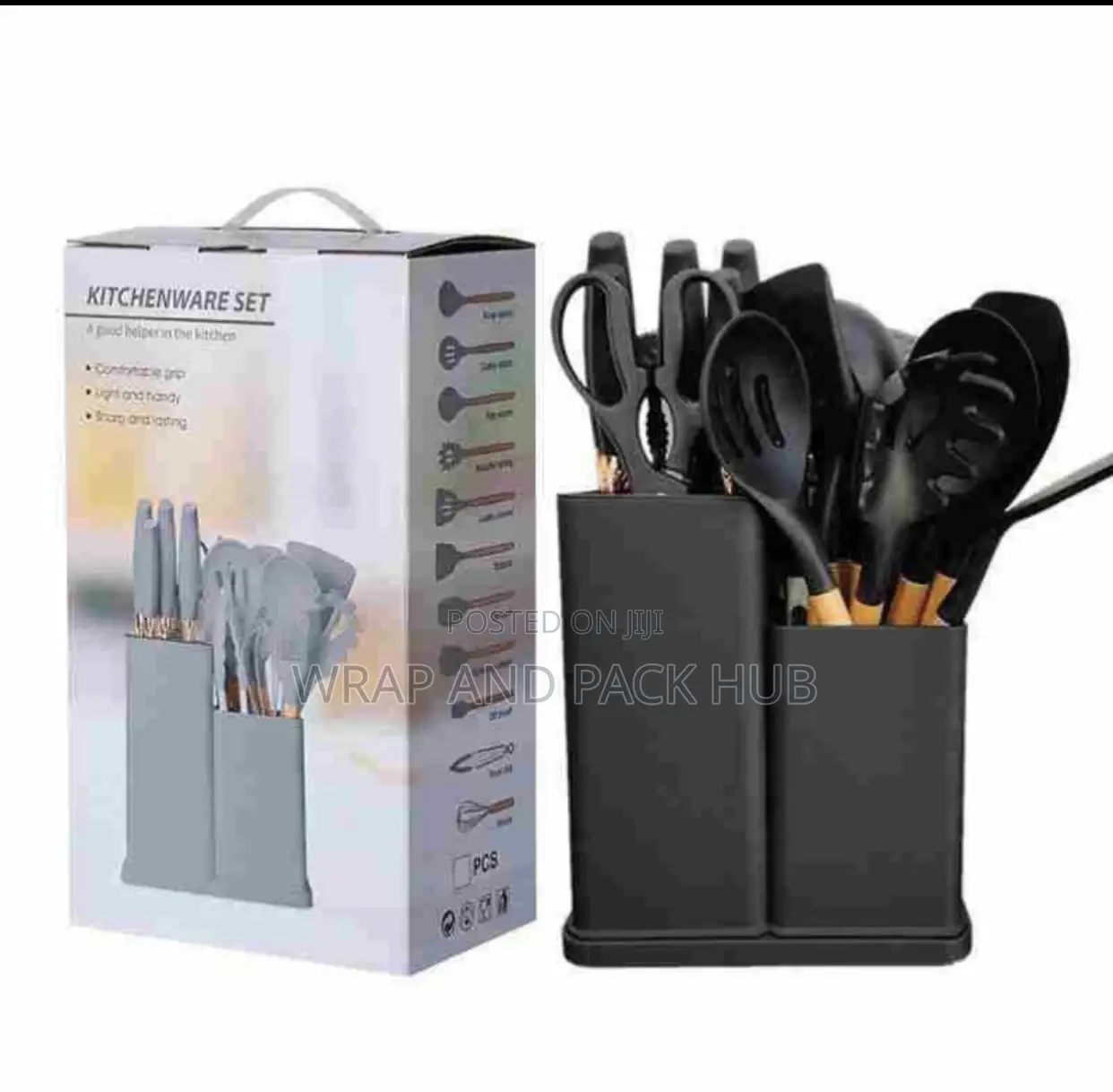 Silicone Spoon Set With Chopping Board