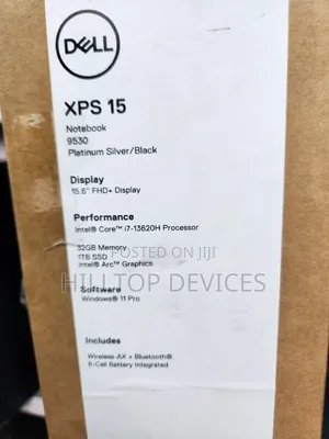 New Laptop Dell XPS 15 9530 32GB Intel Core I7 SSD 1T