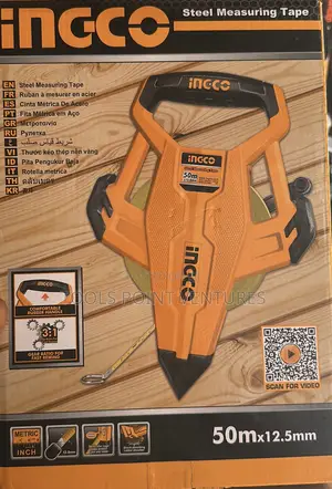50m Ingco Steel Measuring Tape