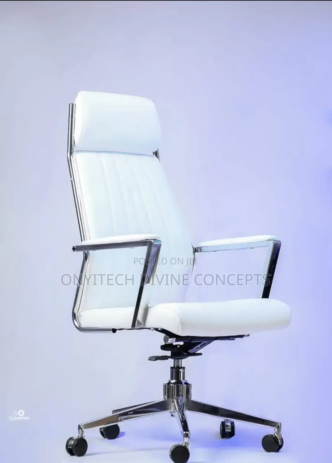 Executive Swivel Chair White