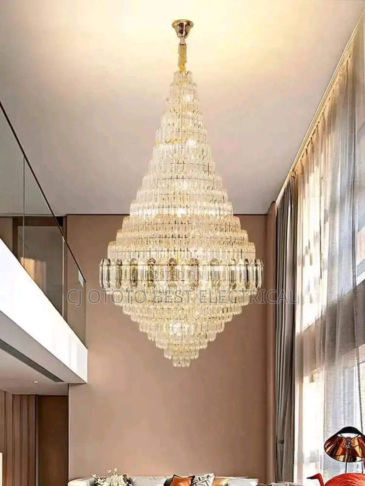 Crystal Big Chandelier Light
