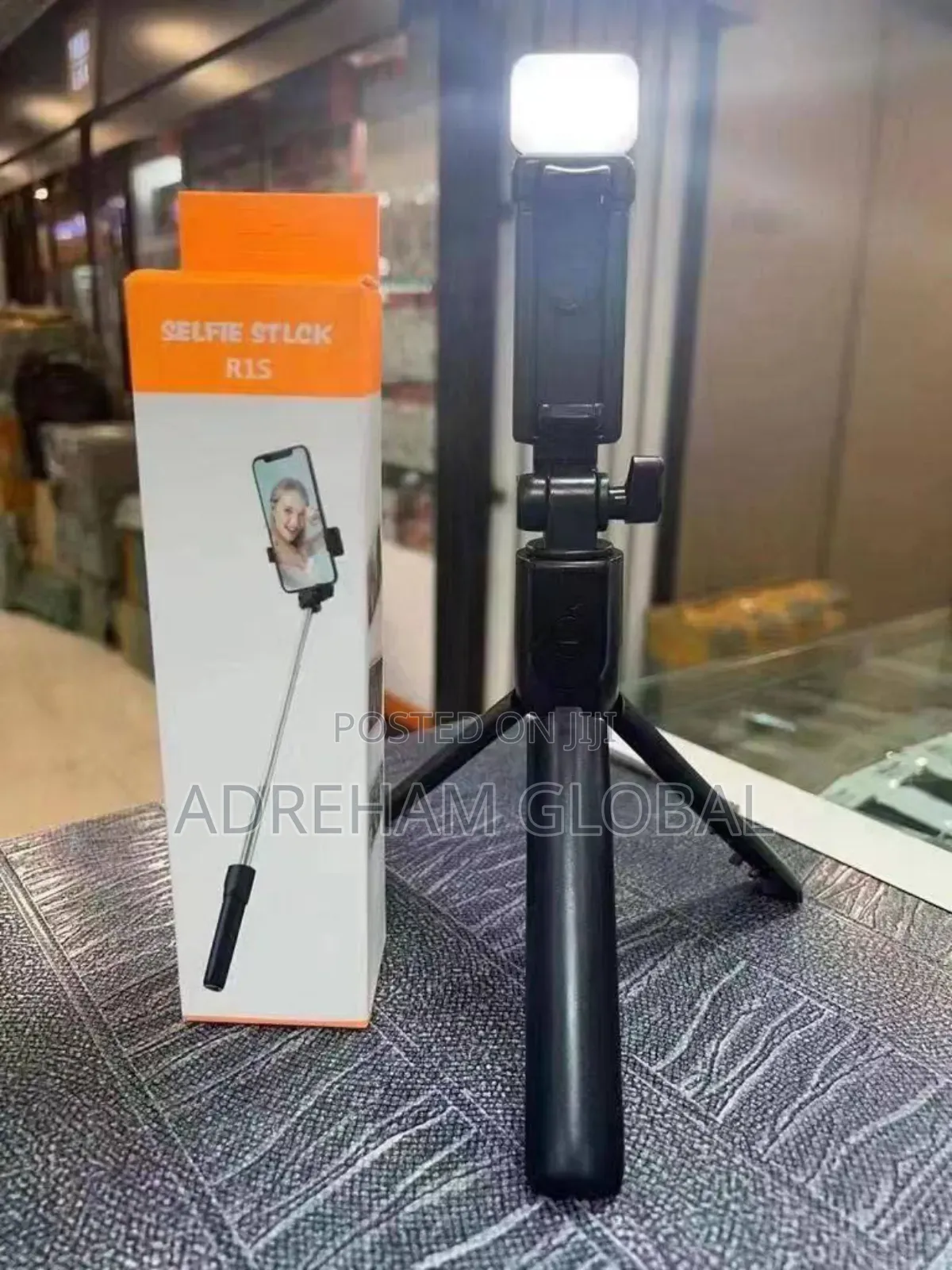 Selfie Stick With Led Light