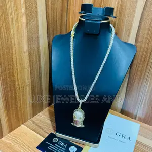 Cz Ice Diamond Tennis Necklace and Pendant for Men