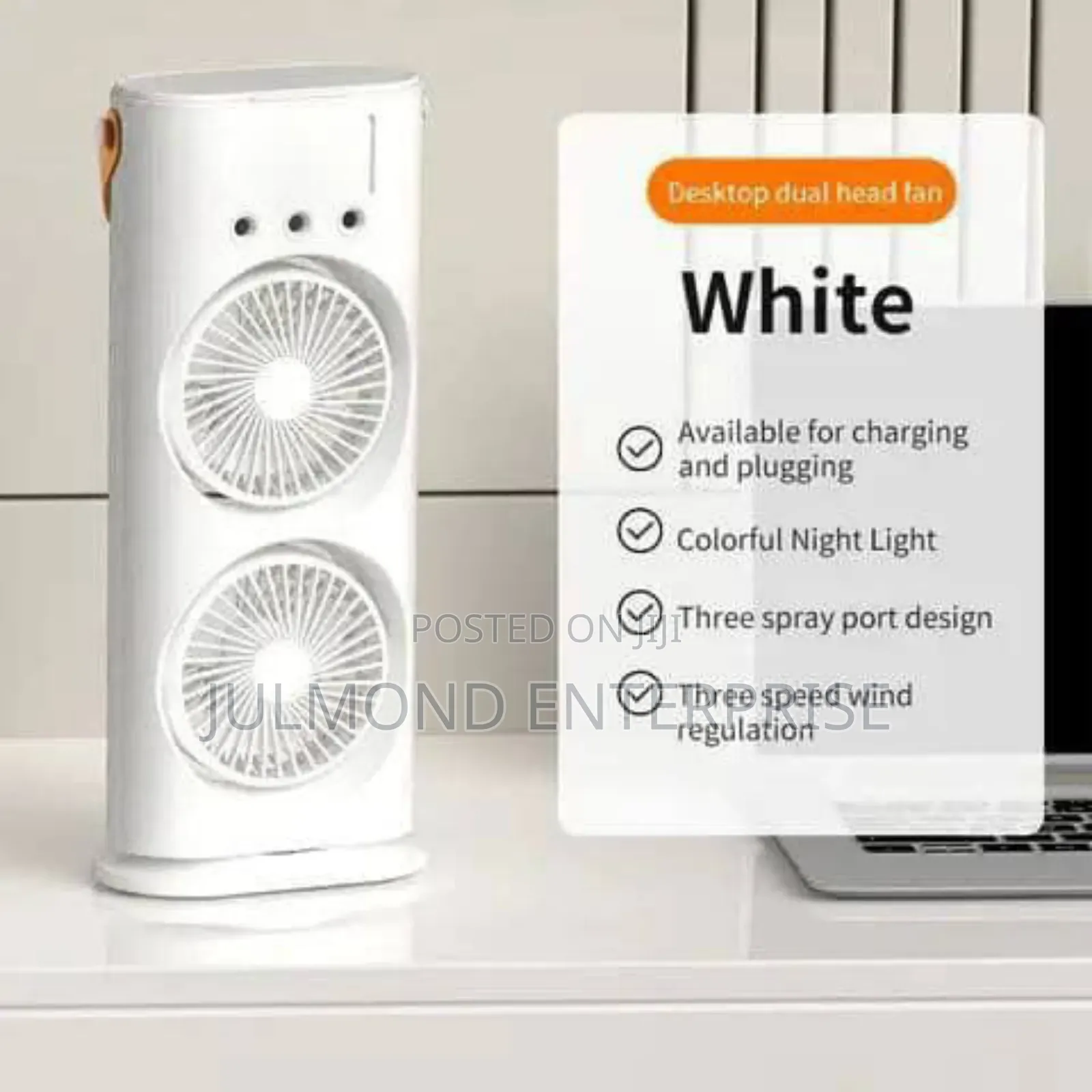 Multifunctional Rechargable Double Headed Spray Fan