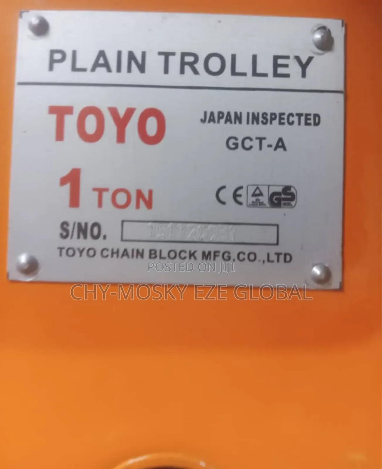 Plain Trolley 1 Ton