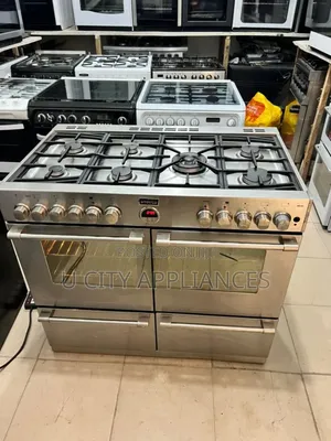 6burners Uk Double Door Electric Gas Cooker