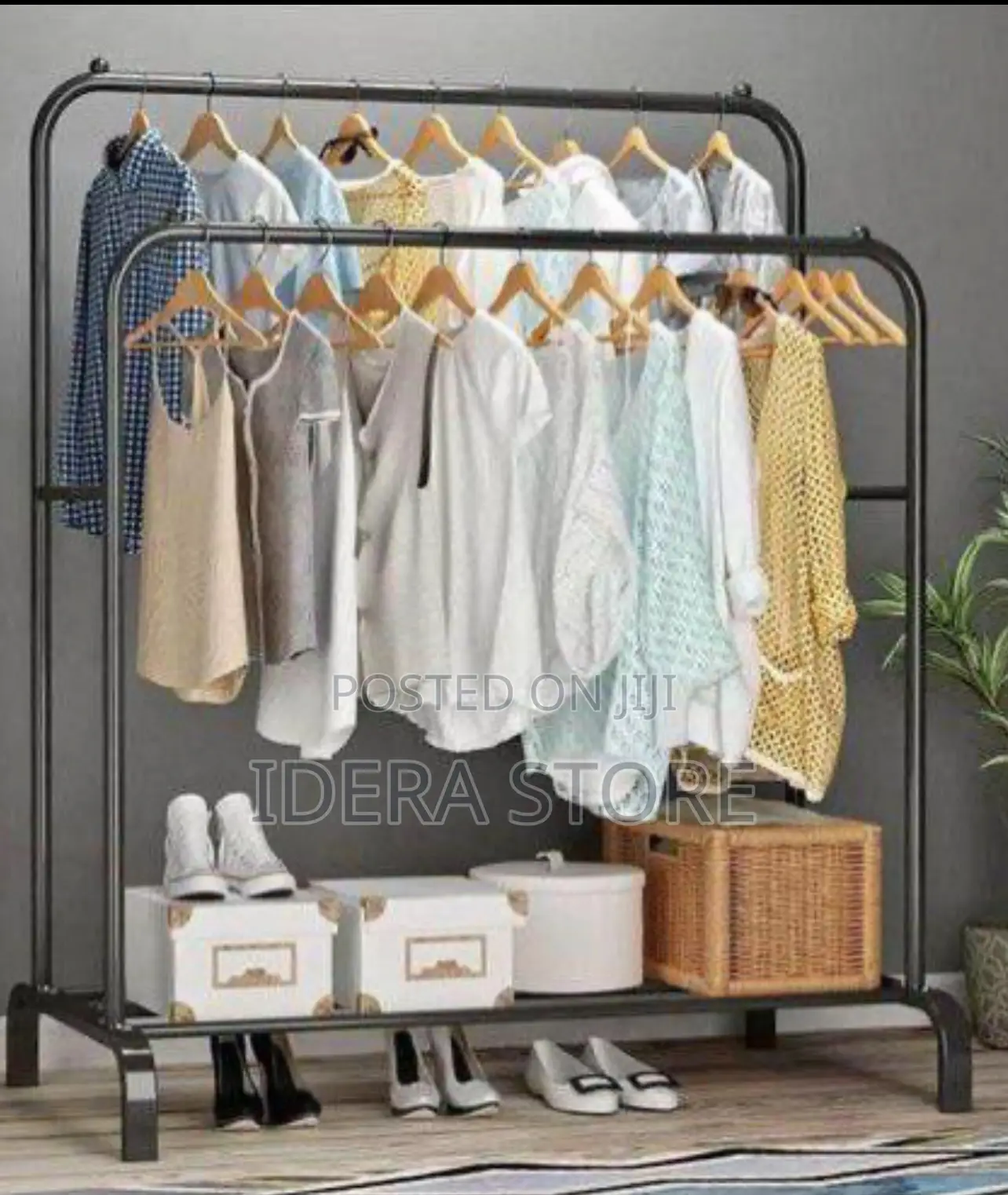 Heavy Duty Double Pole Hanger