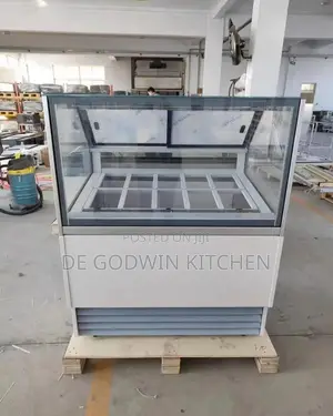 Square Sharp Ice Cream Display Freezer