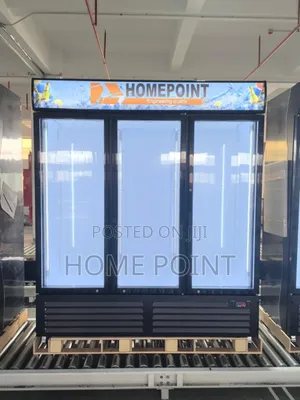 Home Point Three Doors High Quality Glass Beverage Chiller