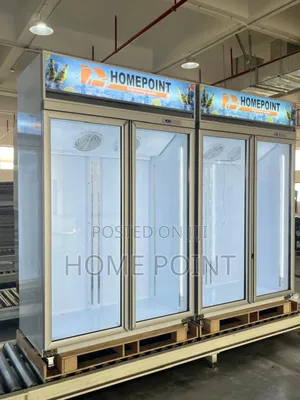 Double Doors High Quality Glass Beverage Display Chiller