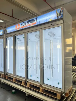 Four Doors High Quality Glass Beverage Display Chiller