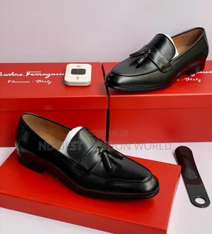 Pure Leather Ferragamo Flat Shoes
