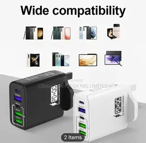 Photo - Ansty Pdmultiport Fast Charger With 3usb Ports Power Adapter