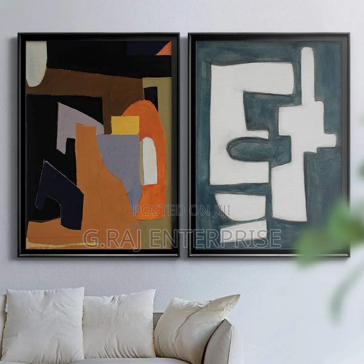 2sets 20/30 Wall Abstract Payment on Delivery
