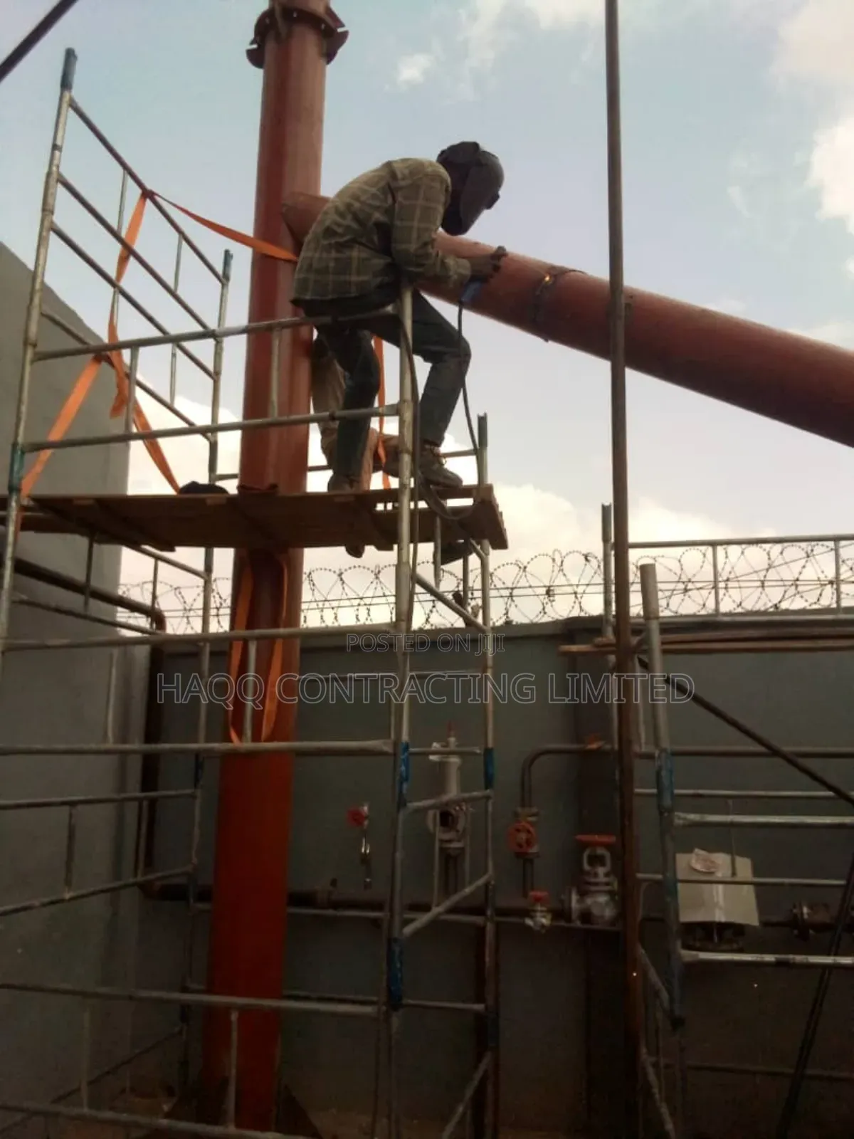 Chimney, Boiler, Fabrication, and Installaion
