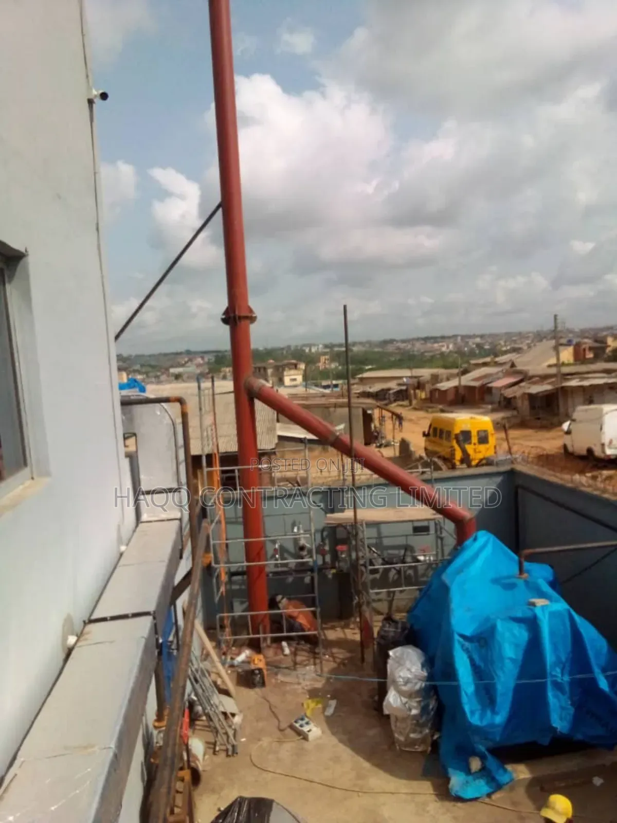 Chimney, Boiler, Fabrication, and Installaion