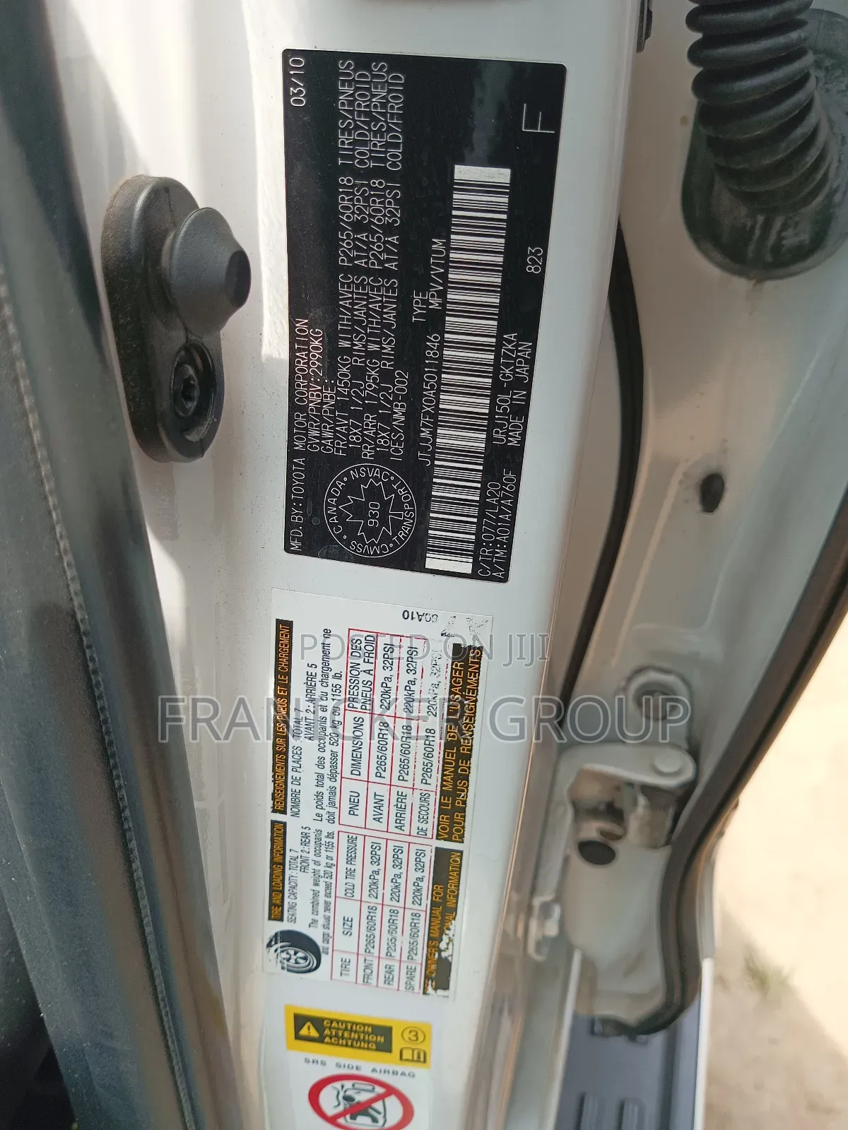 Lexus GX 460 2010 White