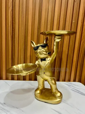 Double Butler Decor.Available in Gold White
