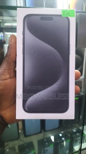 New Apple iPhone 15 Pro Max 512 GB Black