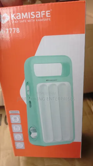 Kamisafe Led Rechargeable Lamp With Torchlight