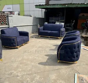 Highly Graded Durable Living Room Upholstery Fabric Sofa Couch Set