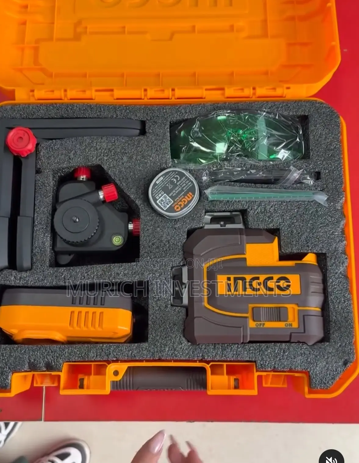 Ingco 3d 12 Lines Cordless Laser Level With Tripod