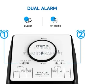 Wireless Charging Radio Alarm Clock
