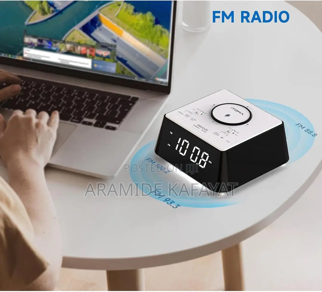 Wireless Charging Radio Alarm Clock