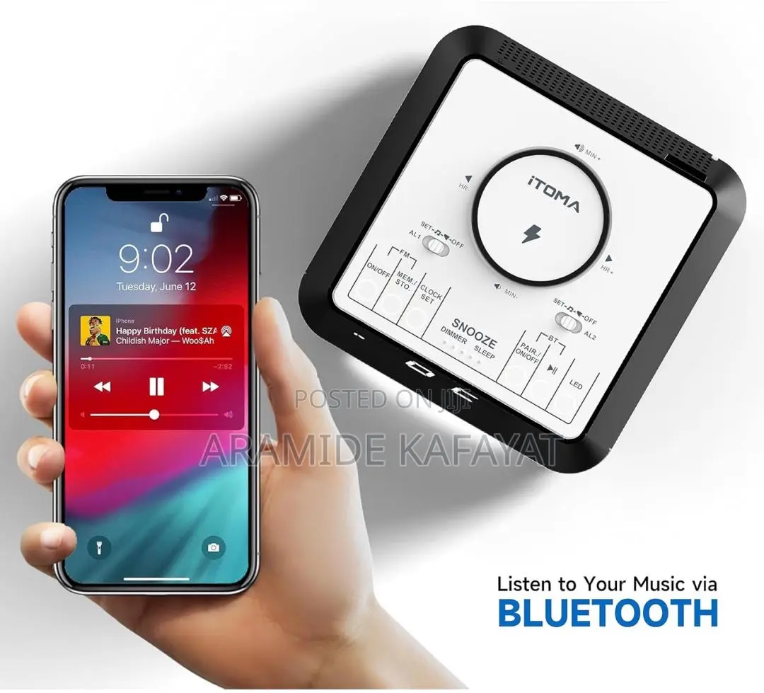 Wireless Charging Radio Alarm Clock