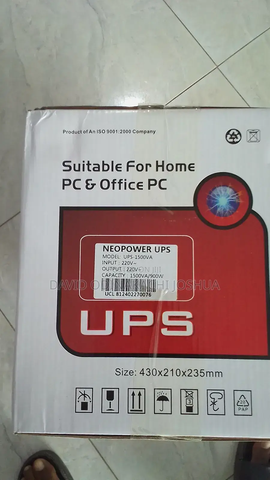 Ups -- Neopower Original Ups With 1500va