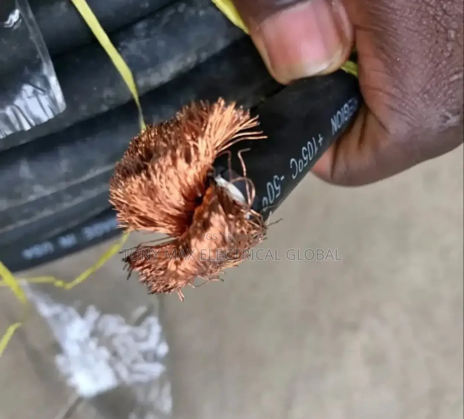 50mm Single Original Cooper Welding Cable