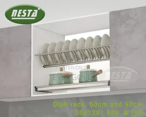 90cm Upper Cabinet Plate Rack Available