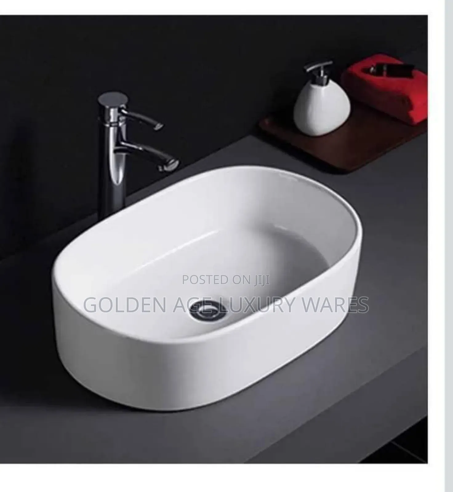 Oval Counter Basin