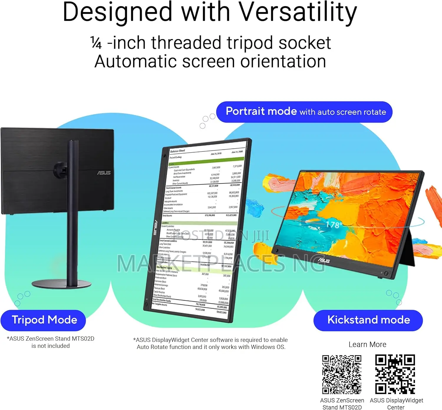 Asus Zenscreen Touch 16” Portable Usb-C Monitor – Full Hd