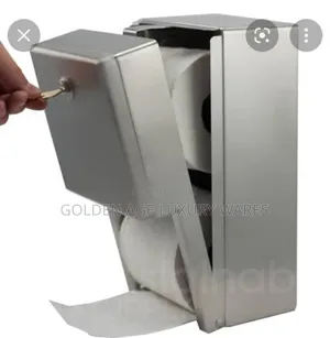 Stainless Tissue Box Square