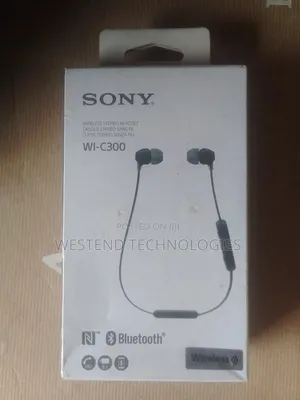 Sony Bluetooth Headset Wi-C300 Wireless Stereo With NFC
