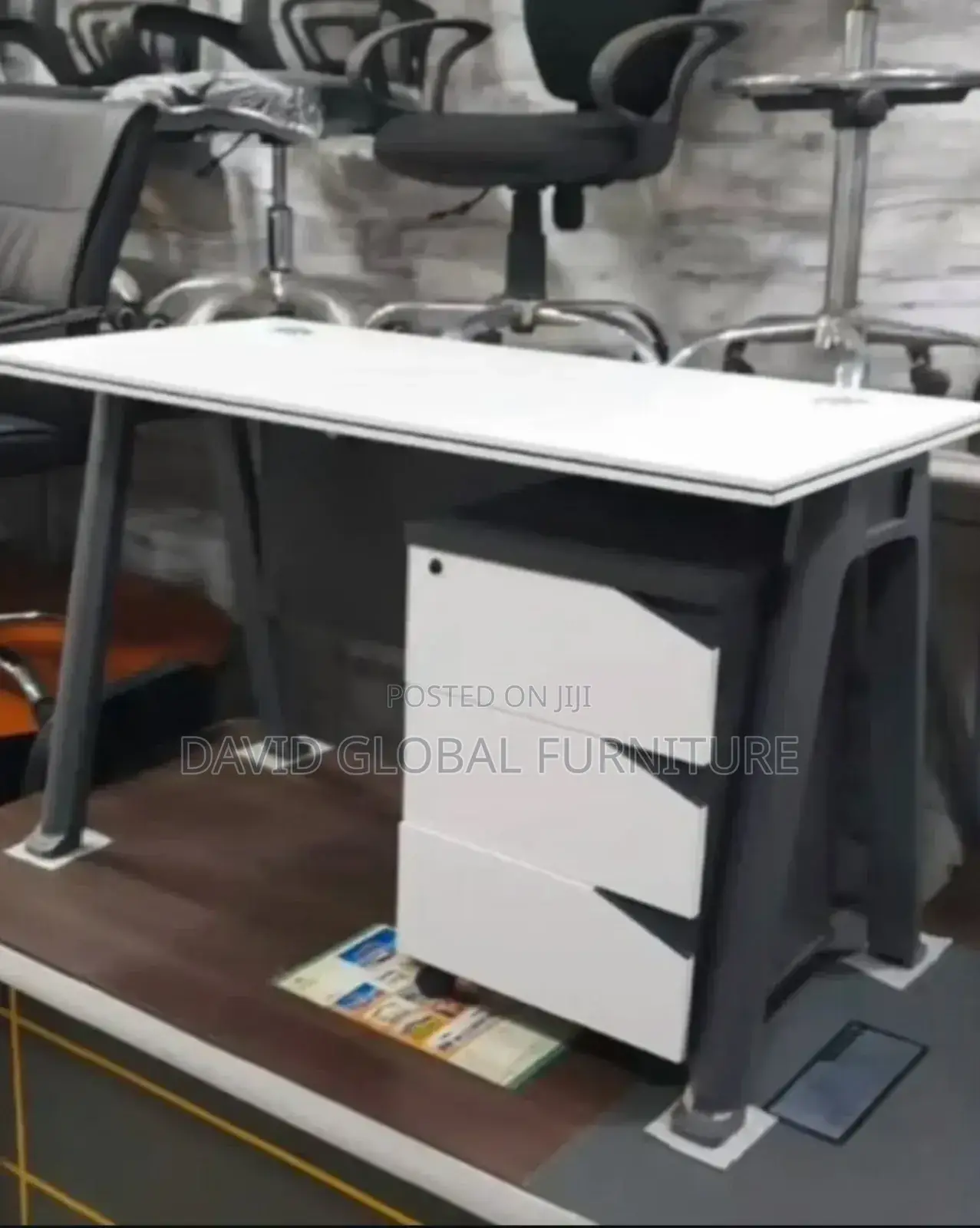 Office Metal Leg Desk